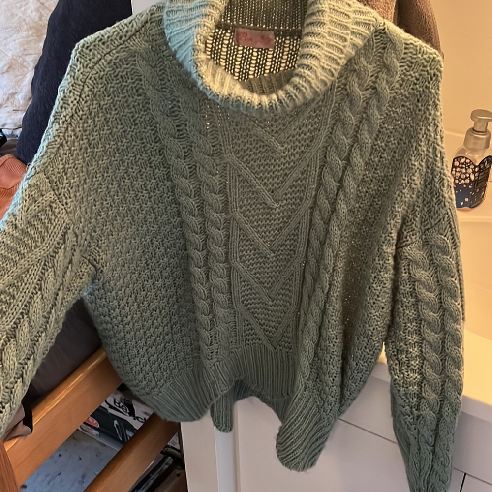 Pink Lily Turtleneck Sweater
